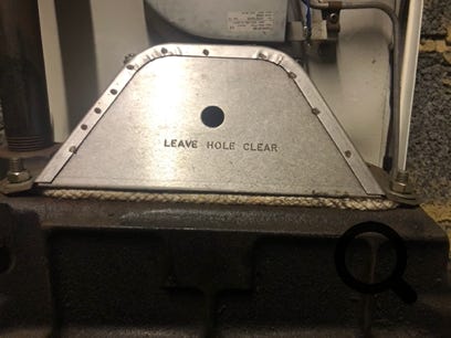 Ceramic fibre seal 4 on Potterton Netaheat